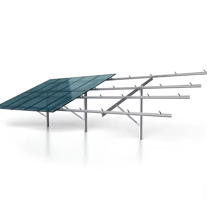 Solar PV Ground Mounting Structure Solar Panel Pole Mount Ground