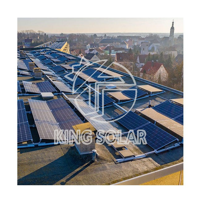 Reliable Triangle Ballast Solar PV Mount for Flat Roof Installations