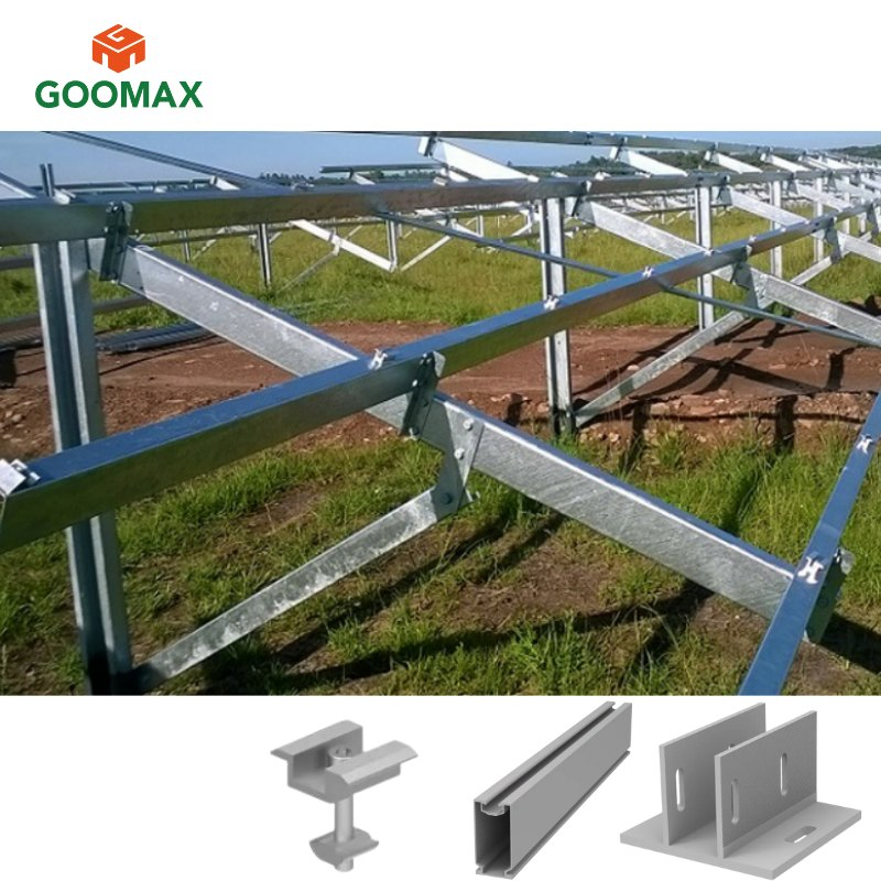Goomax Custom Solar Panel Mounts for Ground and Pole Installation