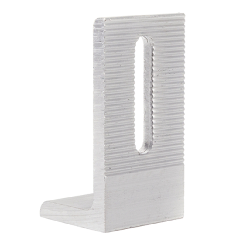 Aluminum 6005 T5 Solid L Foot For Metal Roof Solar Mounts