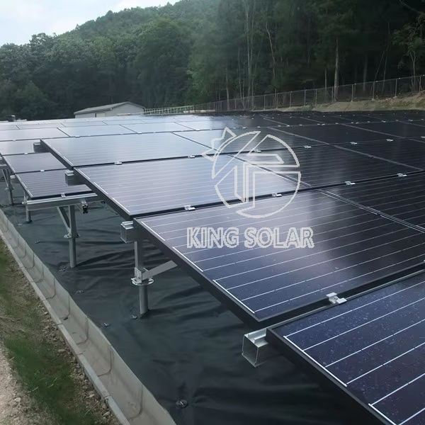 Adjustable Height Solar Pole Ground Mount Stand