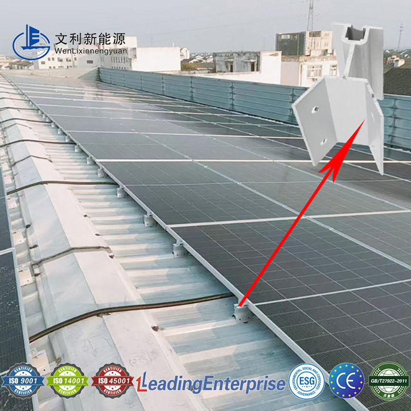 Factory Direct Hot Sale Commercial Customized Waterproof Flat Roof Top Kit Power Steel Solar Panel Pergola for Solar Panel Mounting System