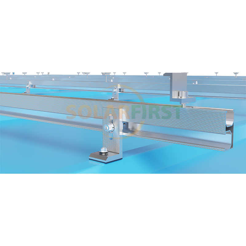 Heavy-Duty Metal Roof Solar Mounting Bracket with L Feet