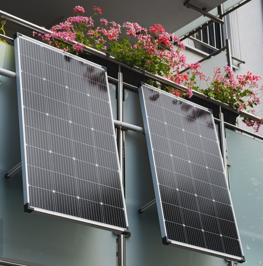 Solar Balcony Mount Utilization