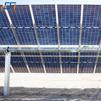 Solar Ground Sun Tracking Solar Panels Brackets Solar Tracking System Axis Mount