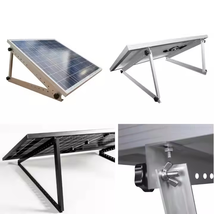 45 Inch Adjustable Solar Mounting Triangle Full Set for Balcony or Wall Solar