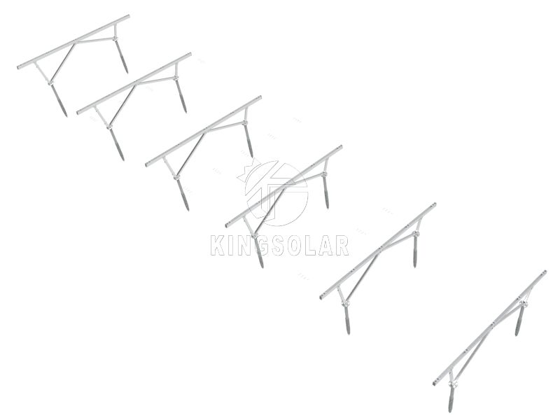 High Quality Single Pole Ground Mount Solar Bracket System