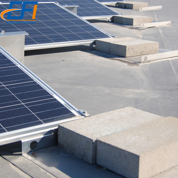 Support Solar Flat Roof Solar Ballast Roof Mount Kits Solar PV in Roof Mounting