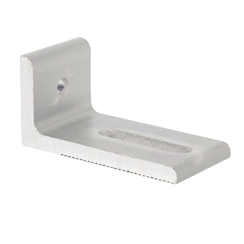 Aluminum 6005 T5 Solid L Foot For Metal Roof Solar Mounts