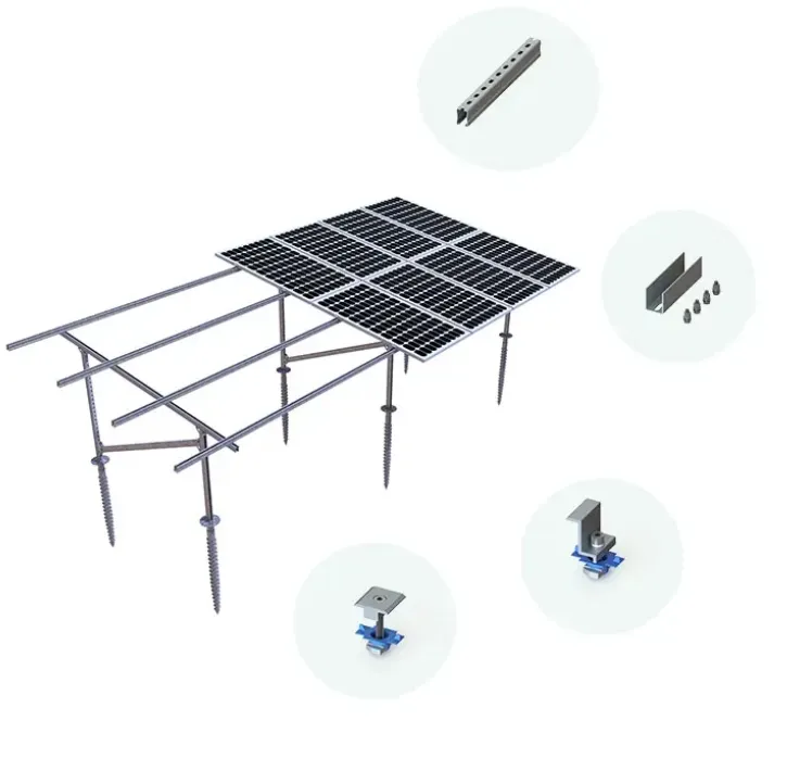 Solar Pole Ground Mounting