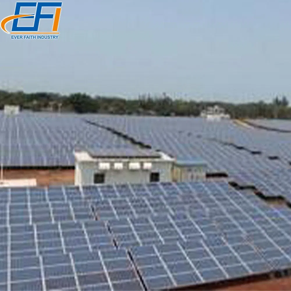 Energy System Solar Ground Brackets Galvanzied Steel Track Ground Mounting