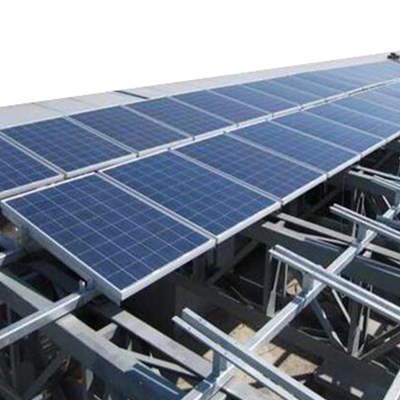 Customized Galvanized Metal Stamping Steel Alumnium Connector Greenhouse Photovoltaic Bracket Structure to Support Solar Module Panel