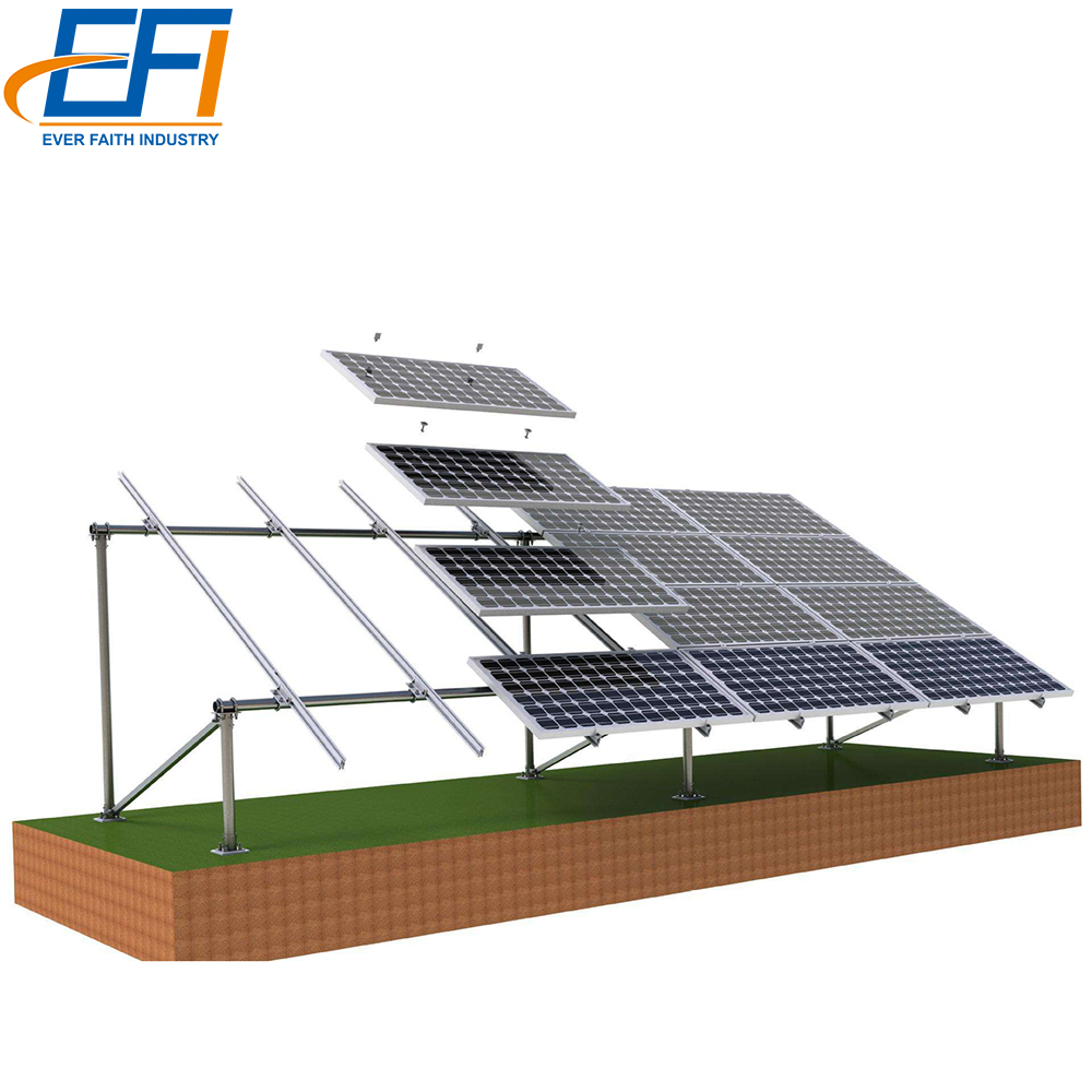 on Grid Solar Panel Accessories Adjustable Tilt Wall Mount System