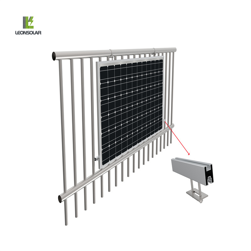 Efficient Solar Panel Mounting System for Flat Balconies