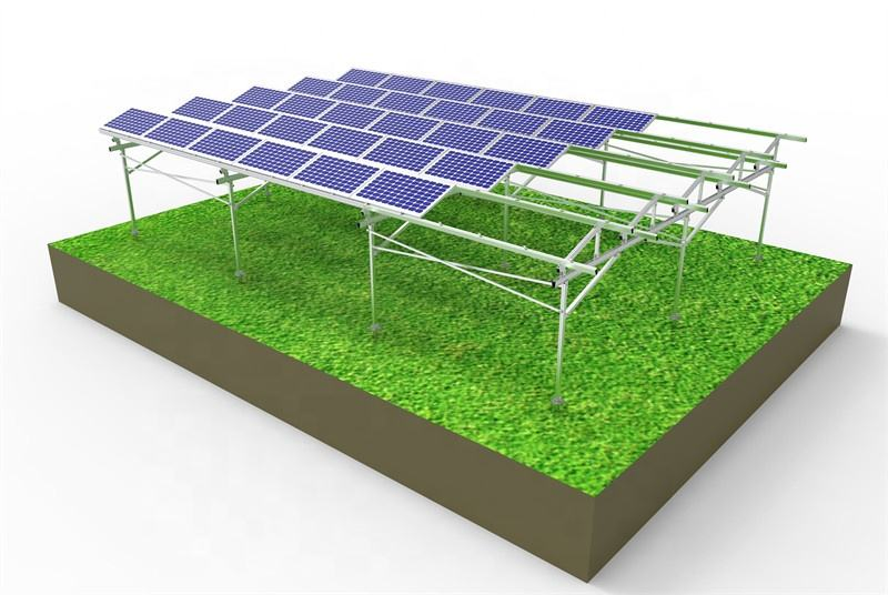 200kw Solar Aluminum or Steel Agriculture Ground Mounting System Greenhouse for Farmland