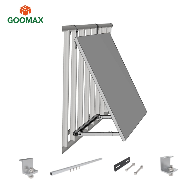 Goomax High-Efficiency Balcony Solar Panels Balcony Power Station Bracket Custom Mounting Options