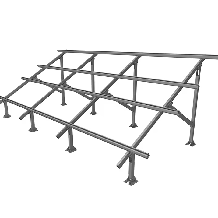 Solar PV Ground Mounting Structure Solar Panel Pole Mount Ground
