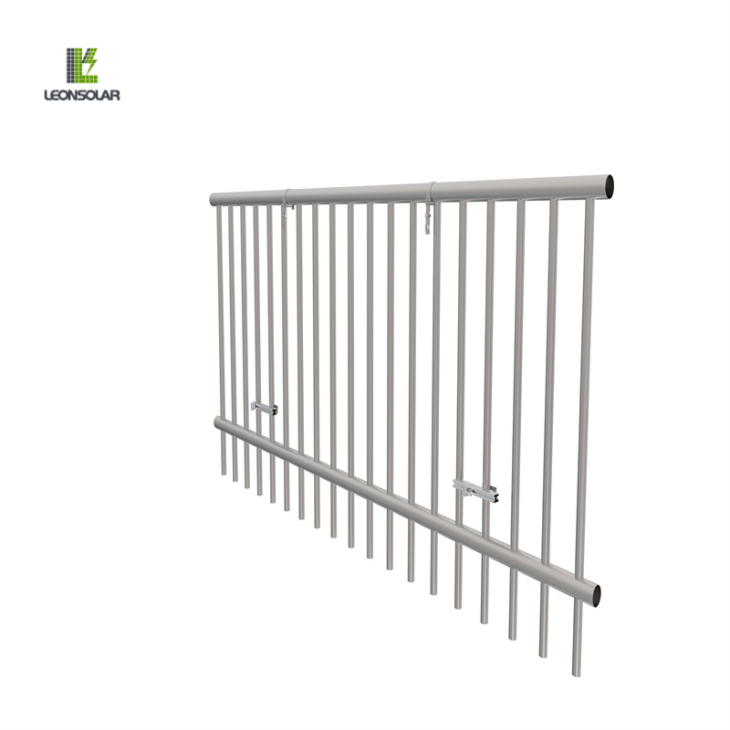 Efficient Solar Panel Mounting System for Flat Balconies