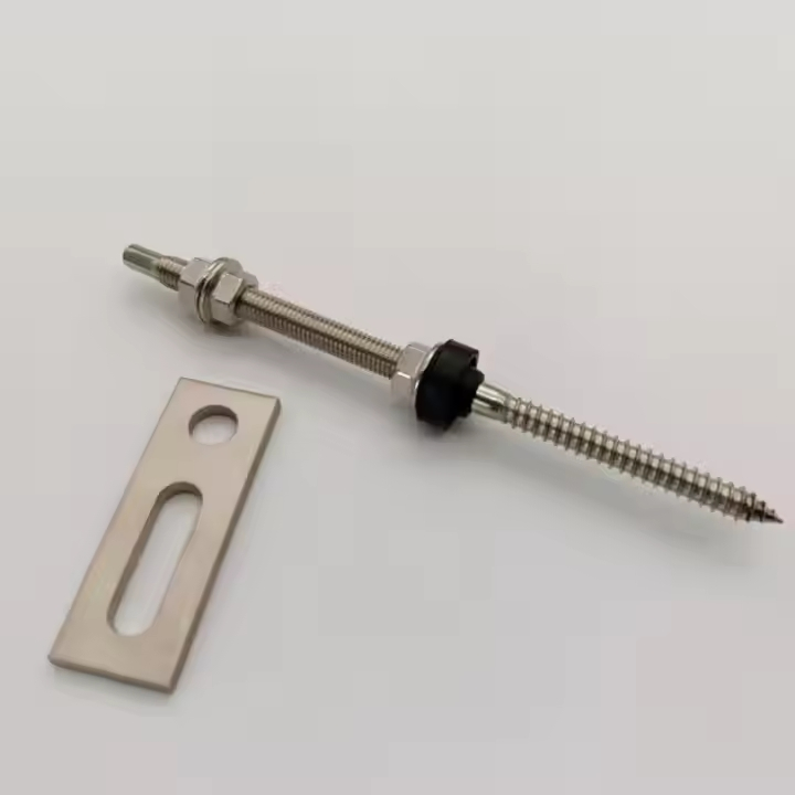 Hot Selling Solar Panel Mounting L Feet Bracket Racking on Metal Tin Steel Roof