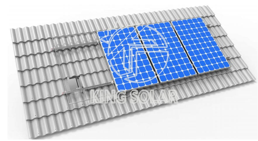 Stainless Steel Solar Tile Roof Hook Mounting System