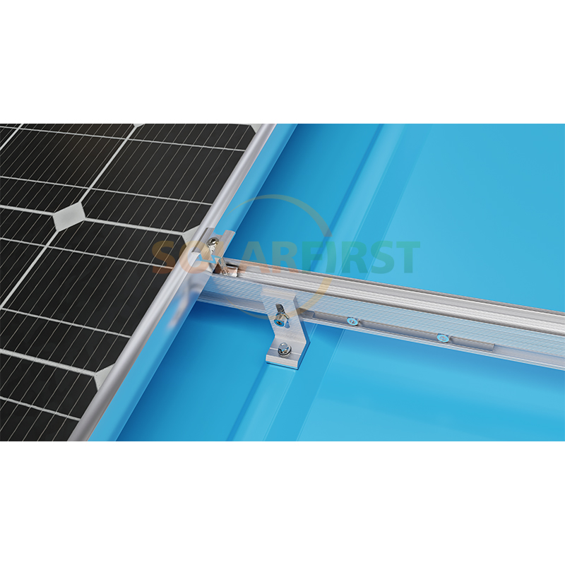 Heavy-Duty Metal Roof Solar Mounting Bracket with L Feet