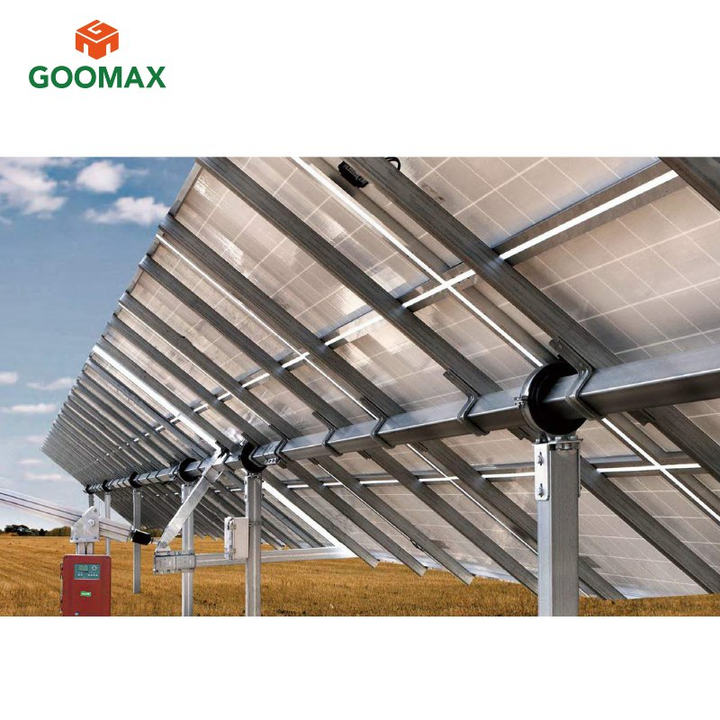 Goomax Robust Solar Tracking Device with Single Axis Design and Secure Mounting Options