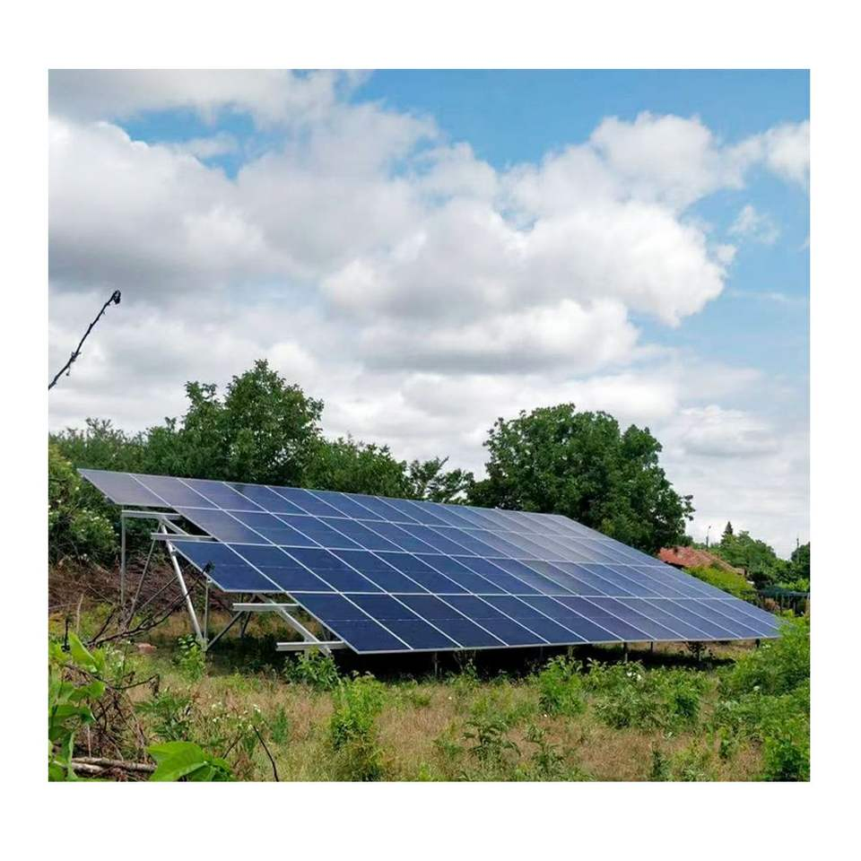 Low Price Solar PV Mounting Structure Aluminum Alloy Solar Panel Pole Mount for Home Rooftop Installation