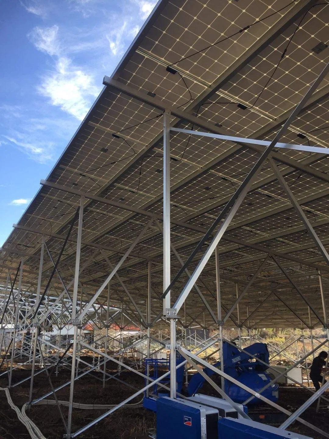 Factory Wholesale Aqricultural Greenhouse Solar Bracket Ground Crew Foundation Economic and Practical