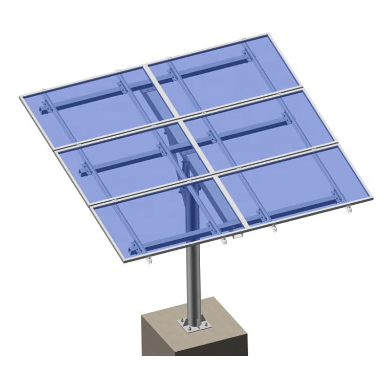 Aluminum Solar Mounting Rail Panel System Tilt Pole Mount for Carport &amp; Ground Easy Roof Installation Steel Material