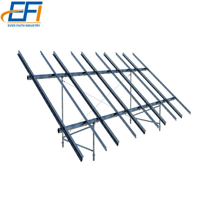 10kw Dual Single Axis Tracking Steel Power Tracking Frame System Solar Panel Track Mount