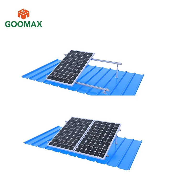 Adjustable Tilt Leg for Tin Roof