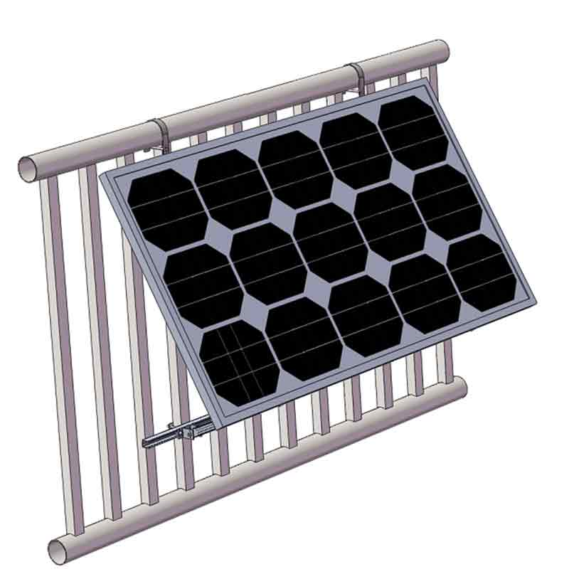 Aluminum Solar Balcony Mounting System for Green Homes