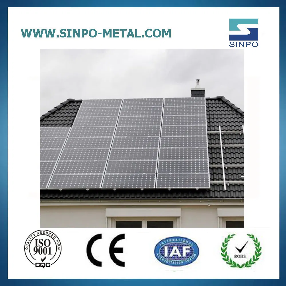 Heavy-Duty Steel Tile Roof Solar Array Mounting Solution