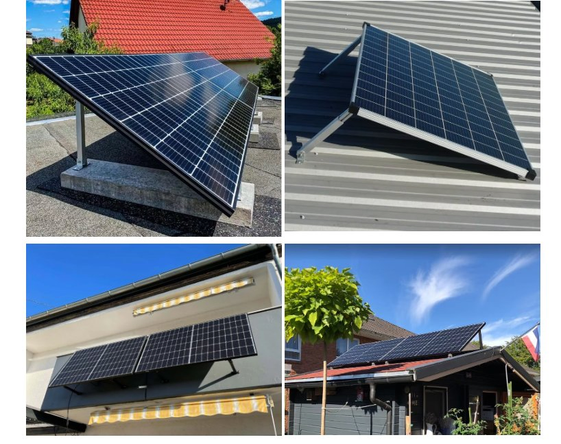 Yanglin Adjustable Tilt Leg for Roof Ground or Wall Solar Mounting System