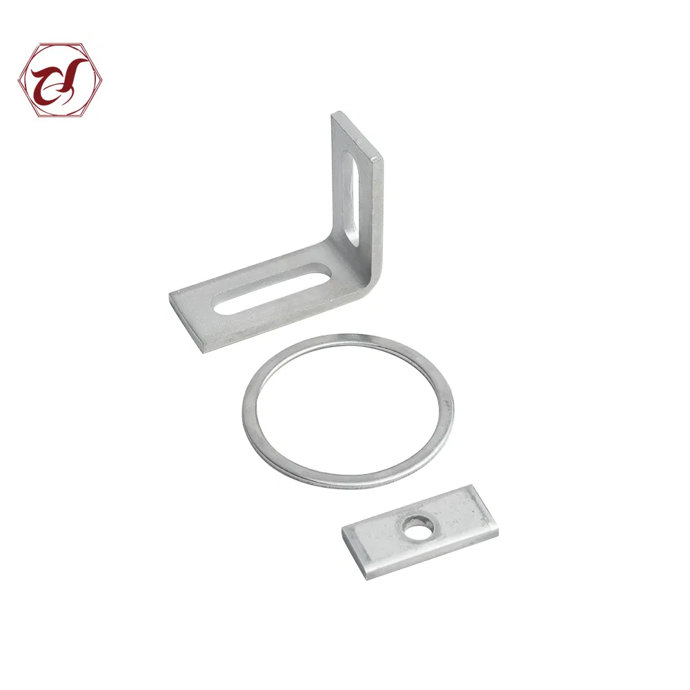 Wholesale Metal Tin Roof Solar Mount L Feet with Double Thread Steel M10 Hanger Bolts for Solar Mounting