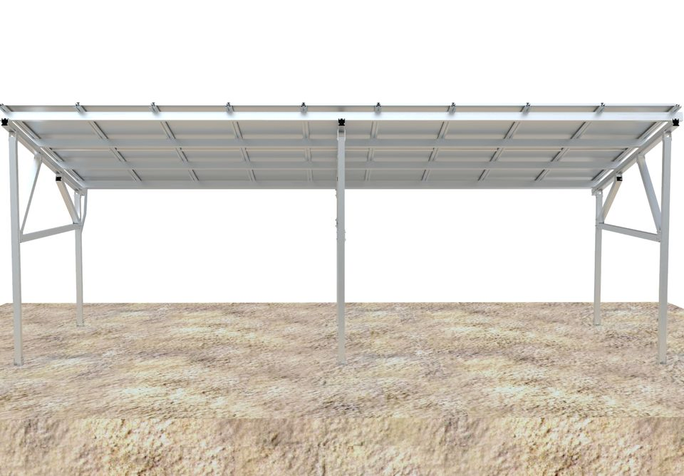 Solar Greenhouse Panel Support Frame Al6005-T5 Aluminum Steel Bracket