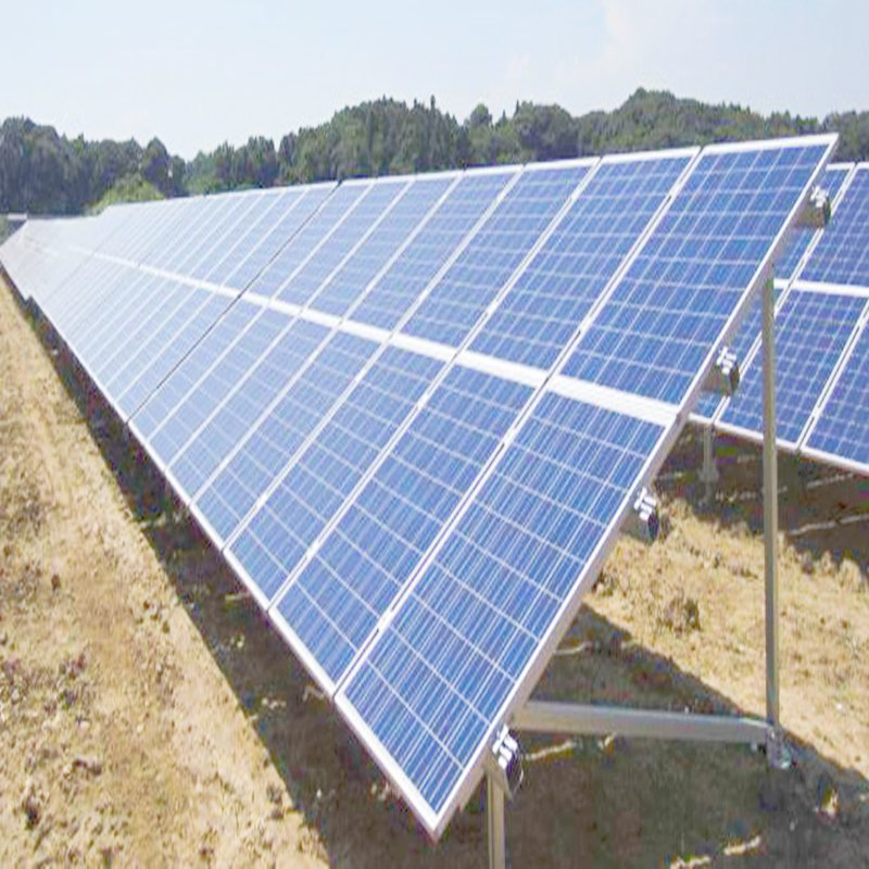 PV Solar Panel Energy Power Plant Pitched Roof Aluminum Pole Ground Structure Mounting System for Farm