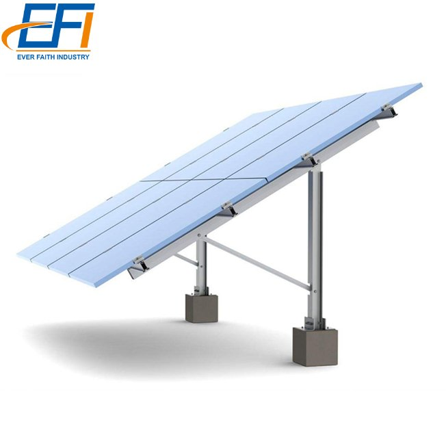 Solar Panel Photovoltaic Metal Ballast Ground Side of Pole Kit Mount