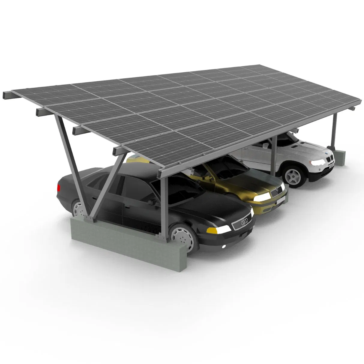 Waterproof Solar Photovoltaic Mounting Structure OEM Solar Carport with High Quality