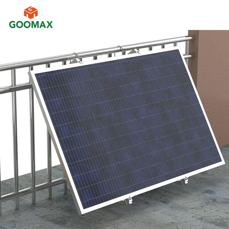 Goomax Versatile Balcony Solar Mounting Structure Small Solar Panel for Balcony All Weather