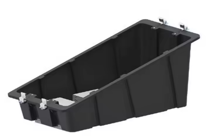 Ground and Flat Roof Solar Mounting Tray UV Resistant PP Ballast Bucket