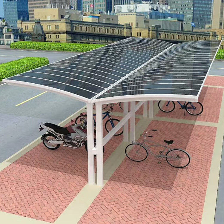 Outdoor Carport Awning Factory Price Polycarbonate UV Protection Canopy Aluminum Garage Double Carports