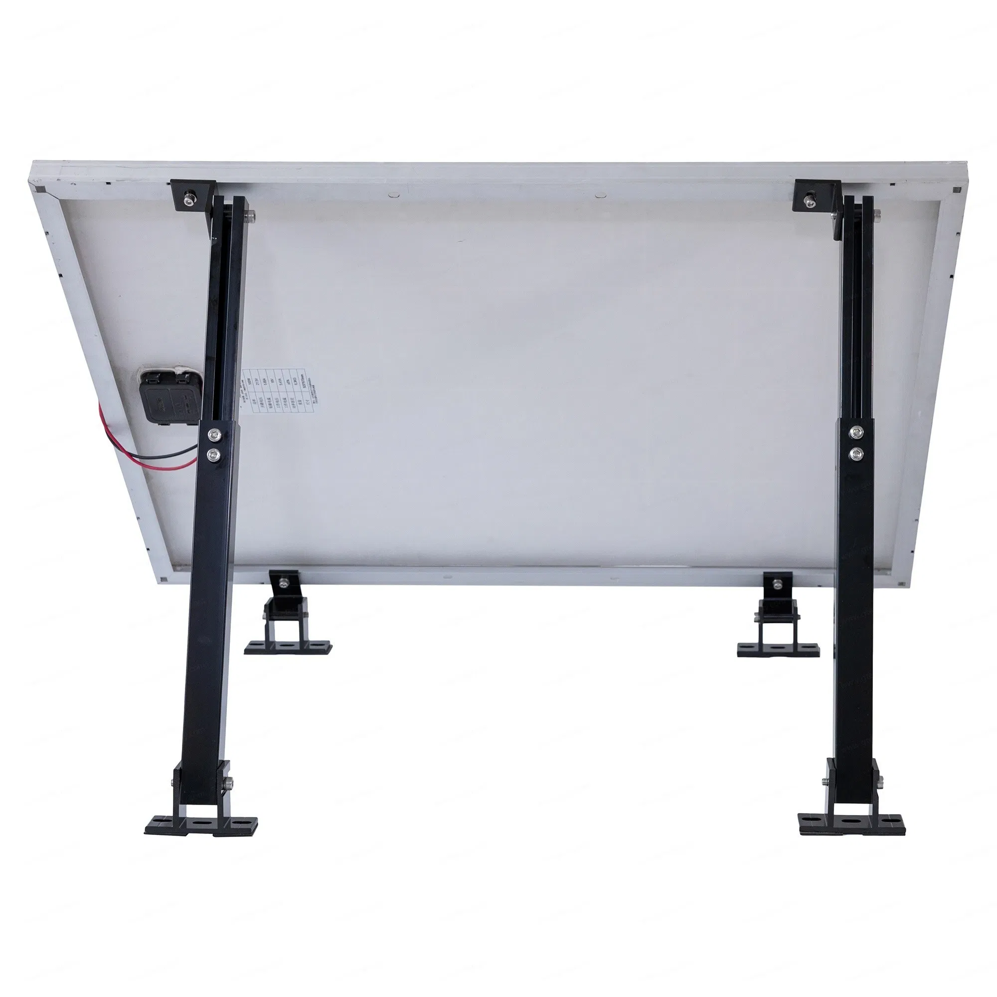 Adjustable Tilt Flat Roof Racking Metal Roof PV Mounting Brackets Mounted Solar Panel Structure