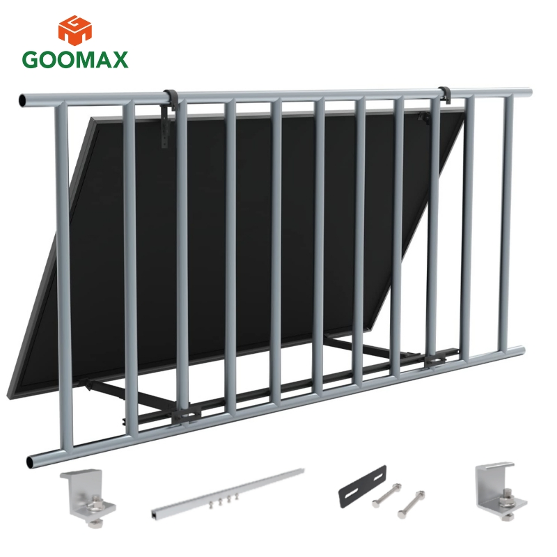Goomax High-Efficiency Balcony Solar Panels Balcony Power Station Bracket Custom Mounting Options