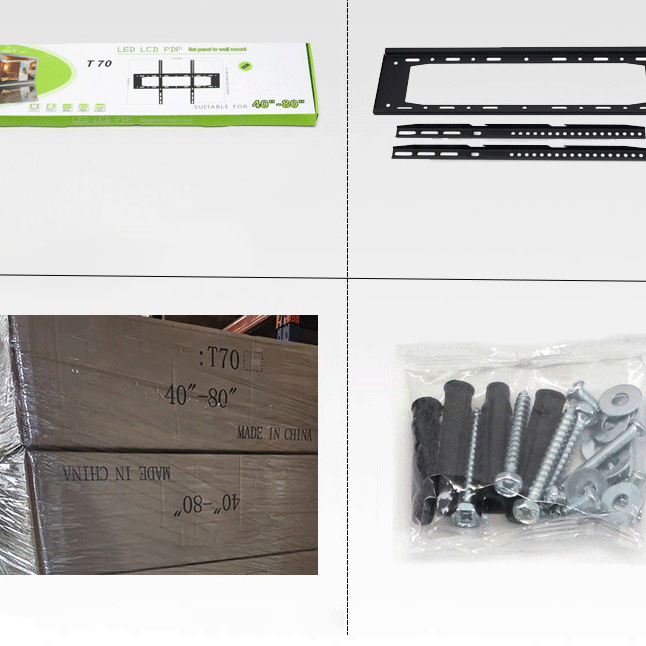 Best Selling High Quality Low Profile Hanging Holder Flat Fixed Tilt Stand Bracket Wall Bracket TV Mount