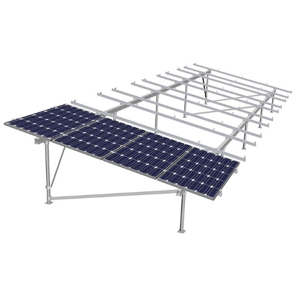Solar Photovoltaic Bracket Steel Fabrication Service Generation Bracket Aluminum Alloy Photovoltaic Bracket