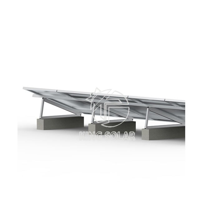 Efficient Triangle Ballast Mounting for Flat Roof Solar PV