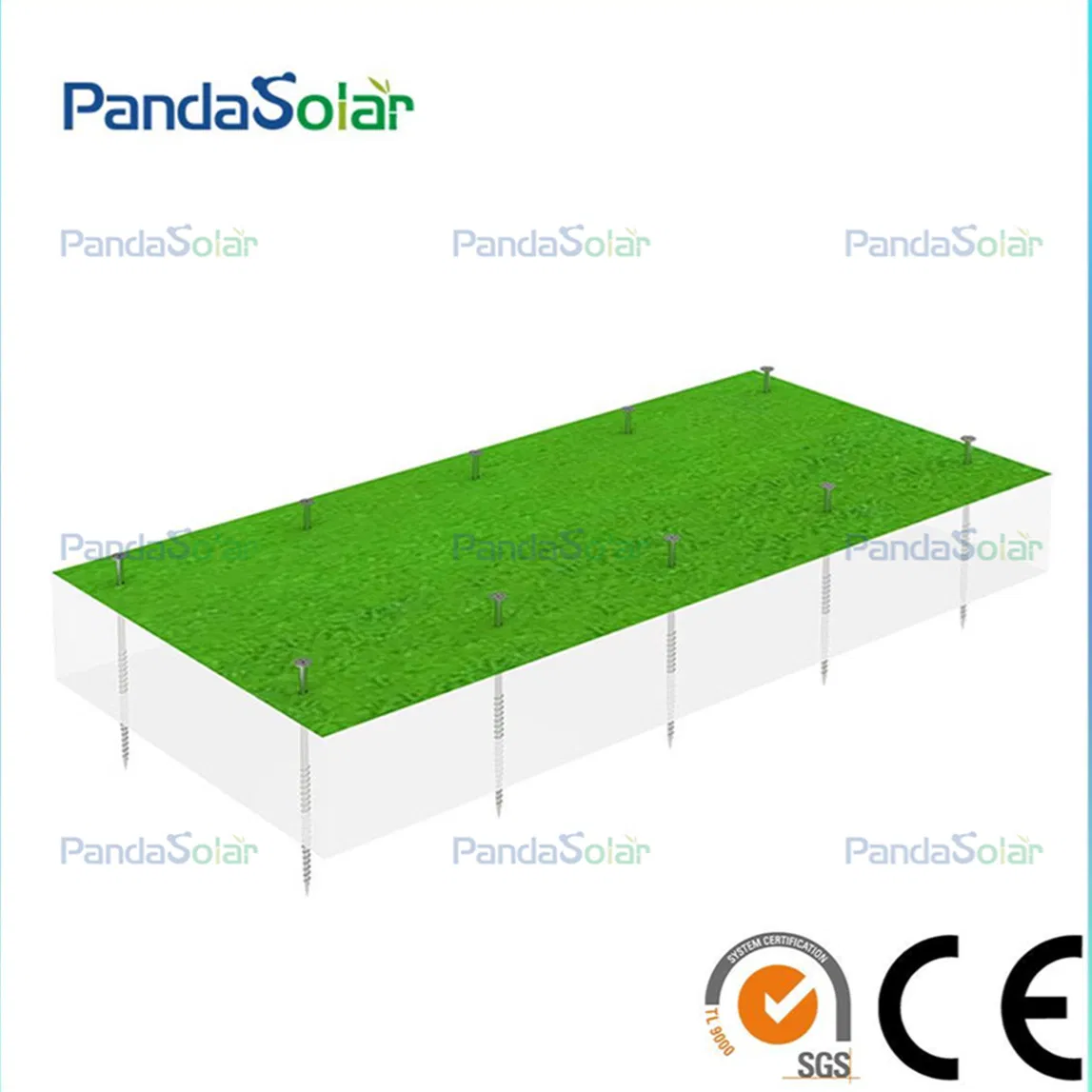 Solar Power Panel Mounting Zn Al Mg Coated Brackets Solar Greenhouse Mounting System Double-Pole Structure Bulk Wholesale