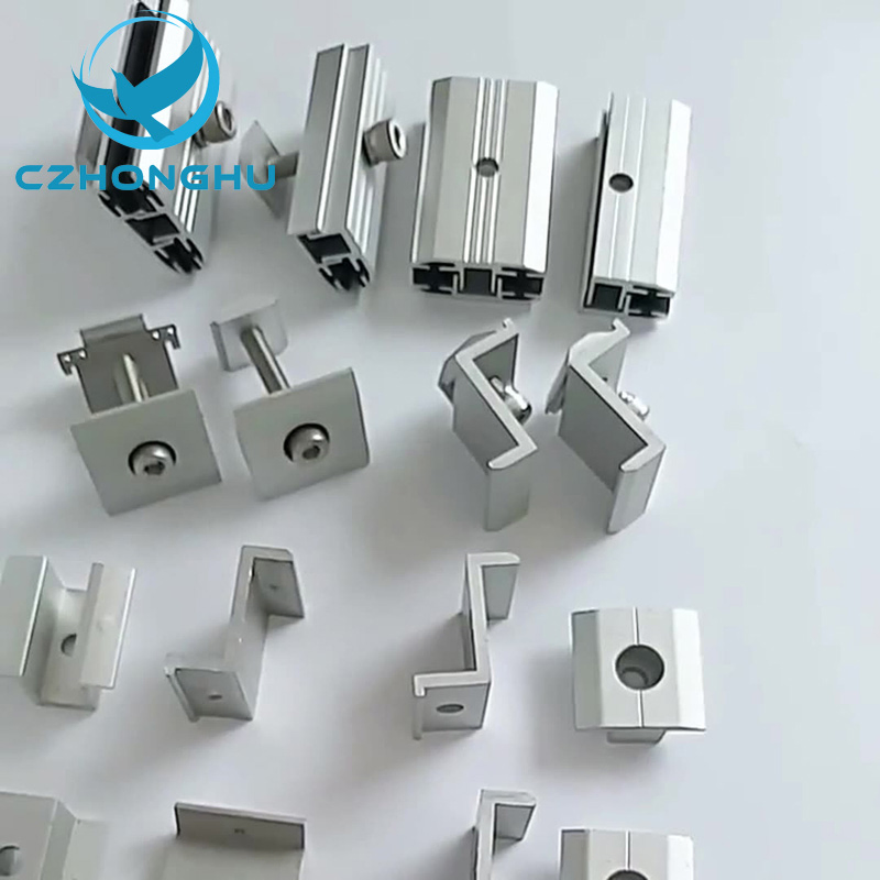 Solar Panel Flat Tile Roof Hook Mounting Aluminum Rail Solar Roof Mounting System Tile Roof Solar Mount