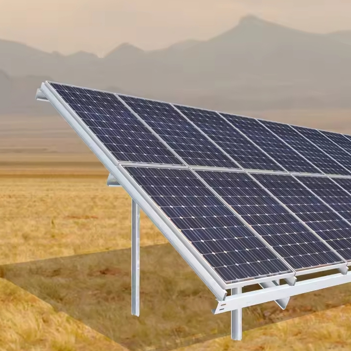 Solar PV Ground Mounting Structure Solar Panel Pole Mount Ground
